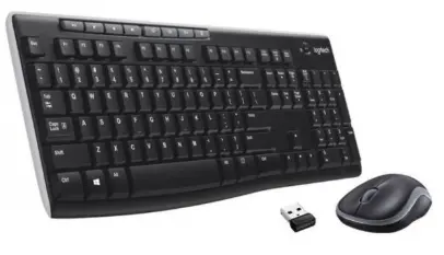 CLAVIER ET SOURIS SANS FIL-MK 270 LOGITECH