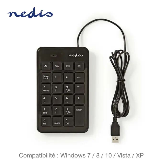 Pavé Numérique USB Nedis
